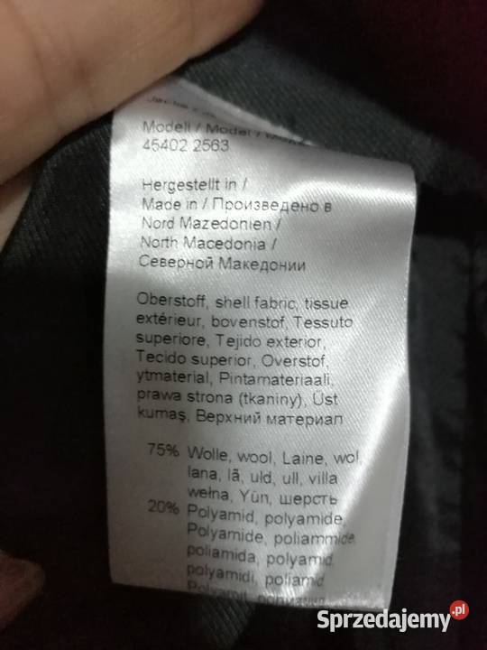 Fuchs Schmitt Płaszcz wełnakaszmir Balli Italy Kurtki i płaszcze Zgorzelec