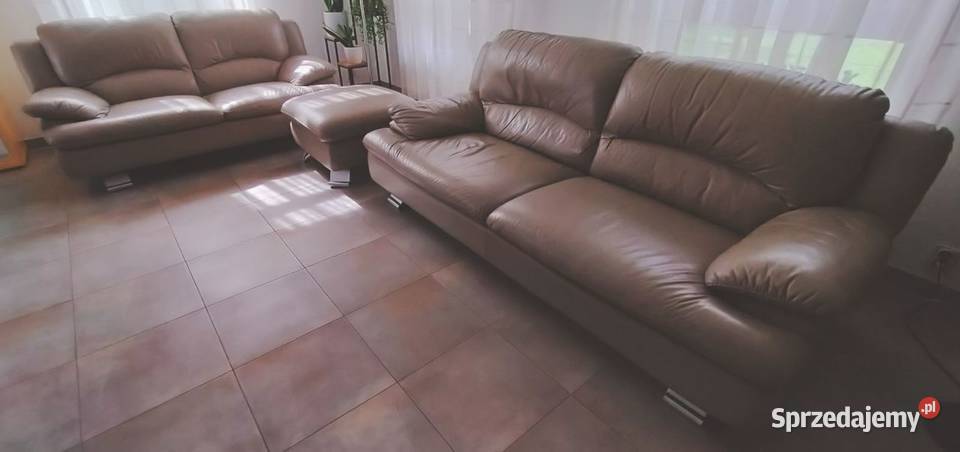 Elegancka skórzana sofa GALA 2 osobowa Warszawa
