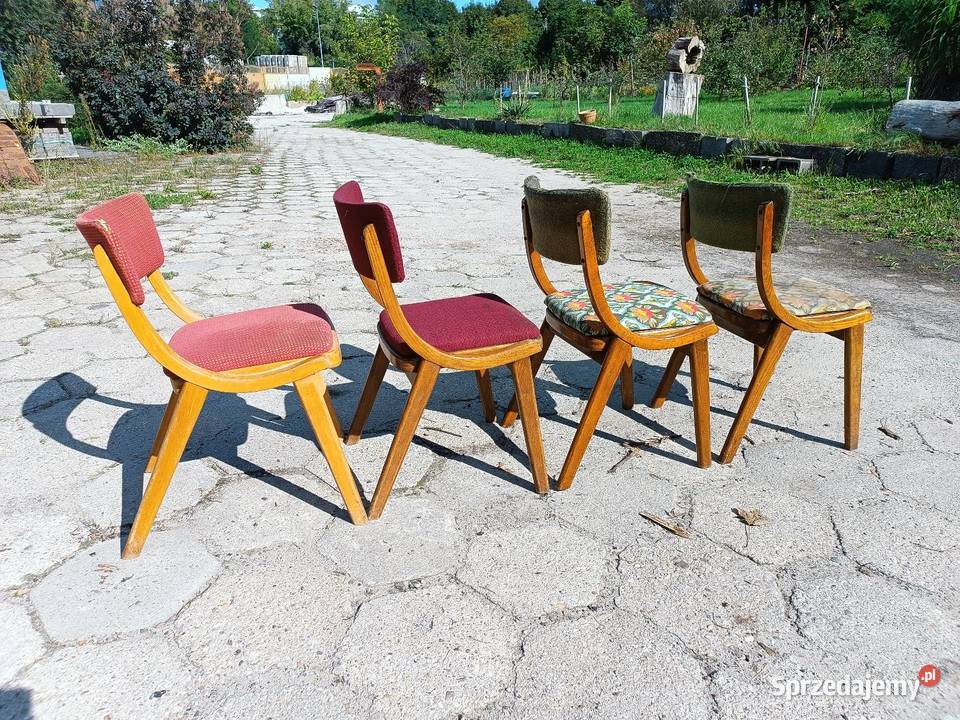 Zestaw krzeseł Skoczek Zakłady Mebli Giętych Zielona Góra