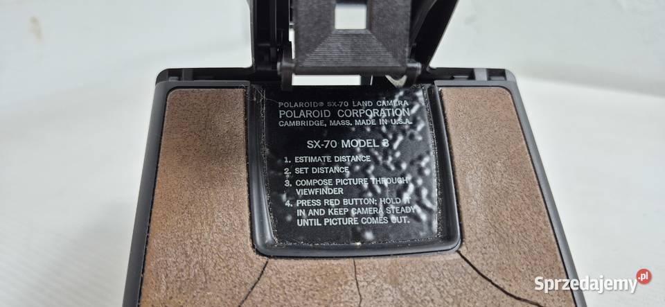 Polaroid SX70 Land Camera Model 3 Oryginalne lubelskie Biłgoraj