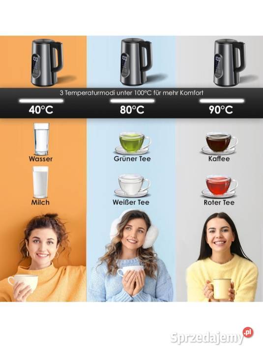 Czajnik elektryczny ze stali nierdzewnej 17 łódzkie Czarnożyły sprzedam