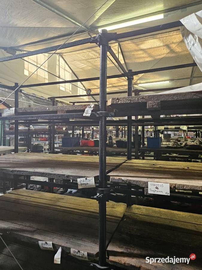 Stare regały mocne metalowe magazyn warsztat Świerklaniec