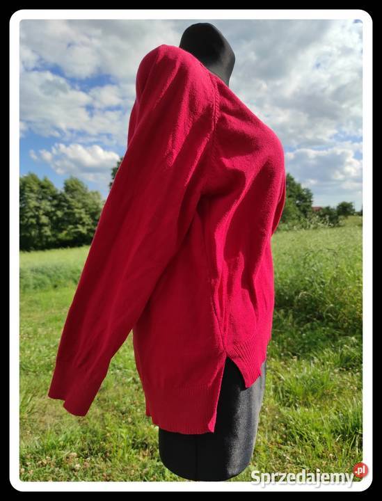 Czerwony sweter damski LCW Casual 40 L Płock