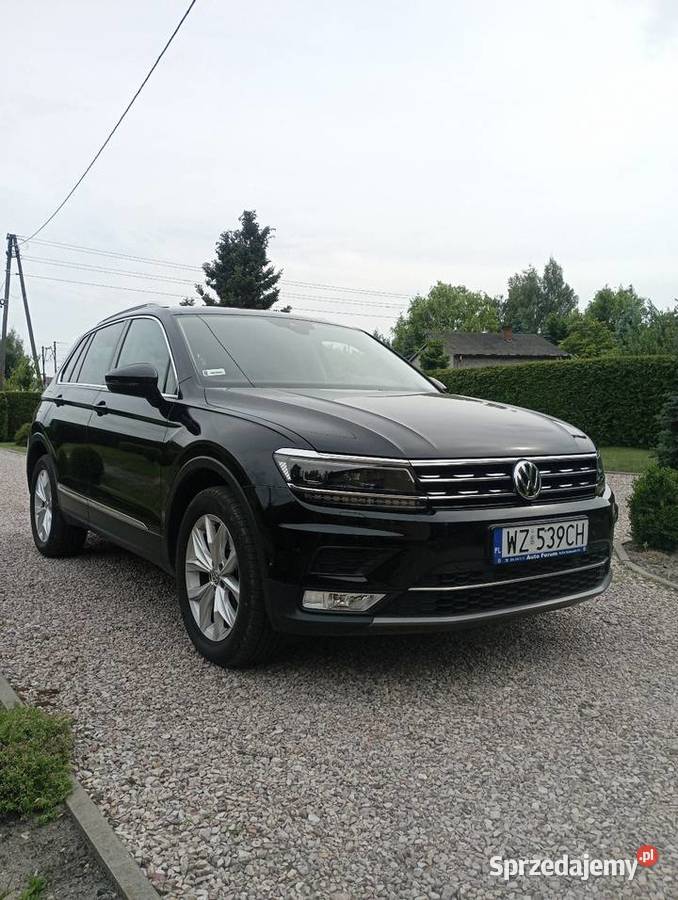 VW Tiguan 20 TDI DSG 2017 Salonowy Samochody osobowe mazowieckie Radom