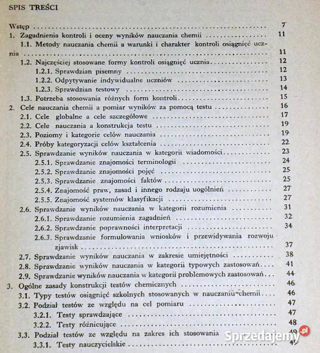 Metodyka testu chemicznego Krystyna Czupiał Chełm sprzedam