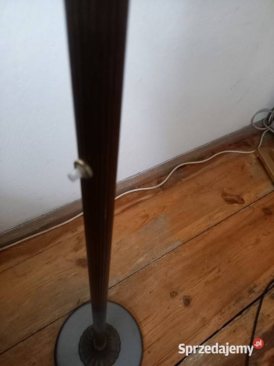 Stara mosiężna lampa z ruchomym ramieniem duży Skierniewice