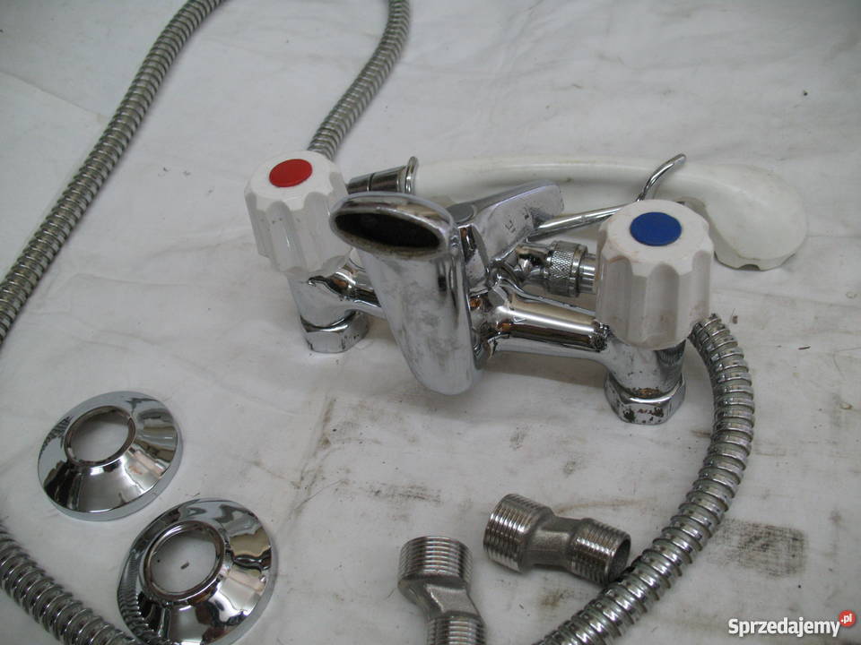 Bateria wannowa naścienna słuchawka wąż AGD drobne śląskie Żory