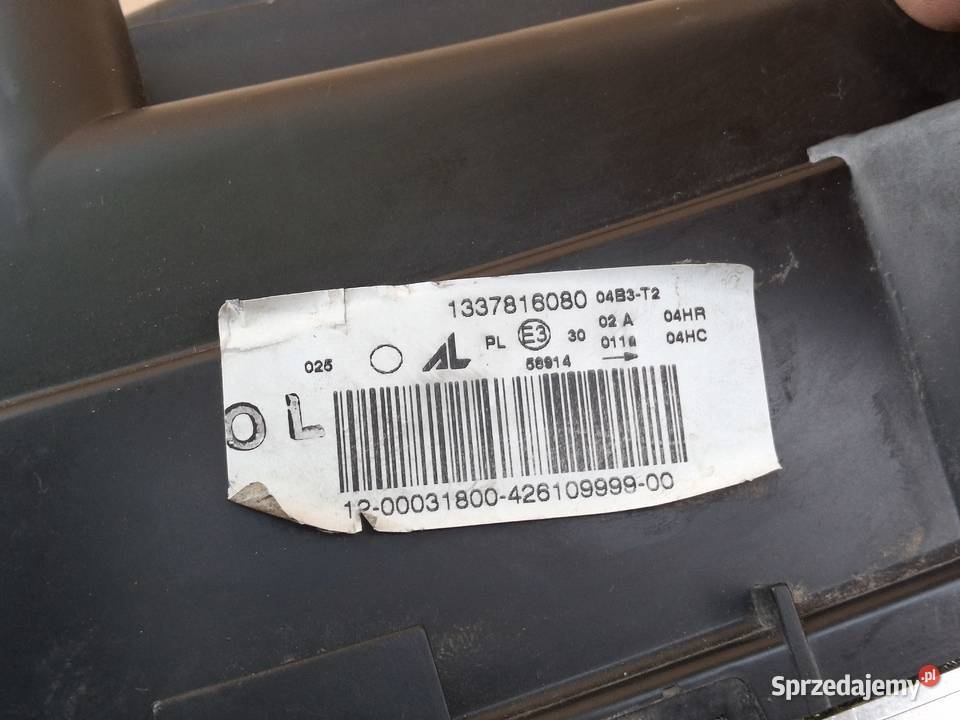 FIAT DUCATO JUMPER BOXER 0206 REFLEKTOR LEWY Motoryzacja