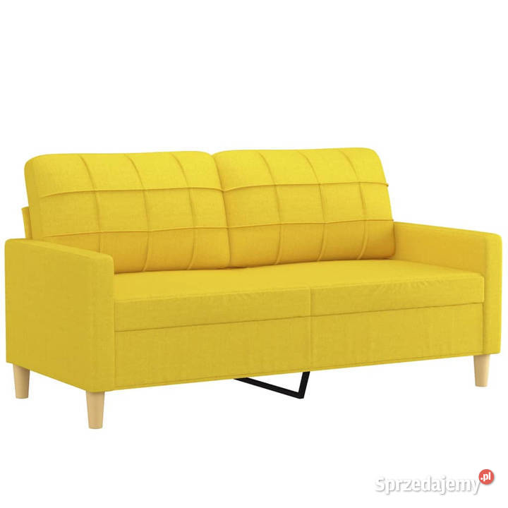 Sofa 2osobowa jasnożółta 140 tapicerowana mazowieckie Warszawa