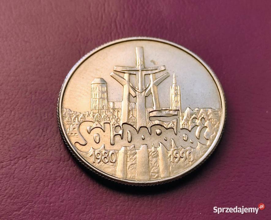 MonetaMonety RP 10000 ZŁOTYCH 1990 SOLIDARNOŚĆ Numizmatyka