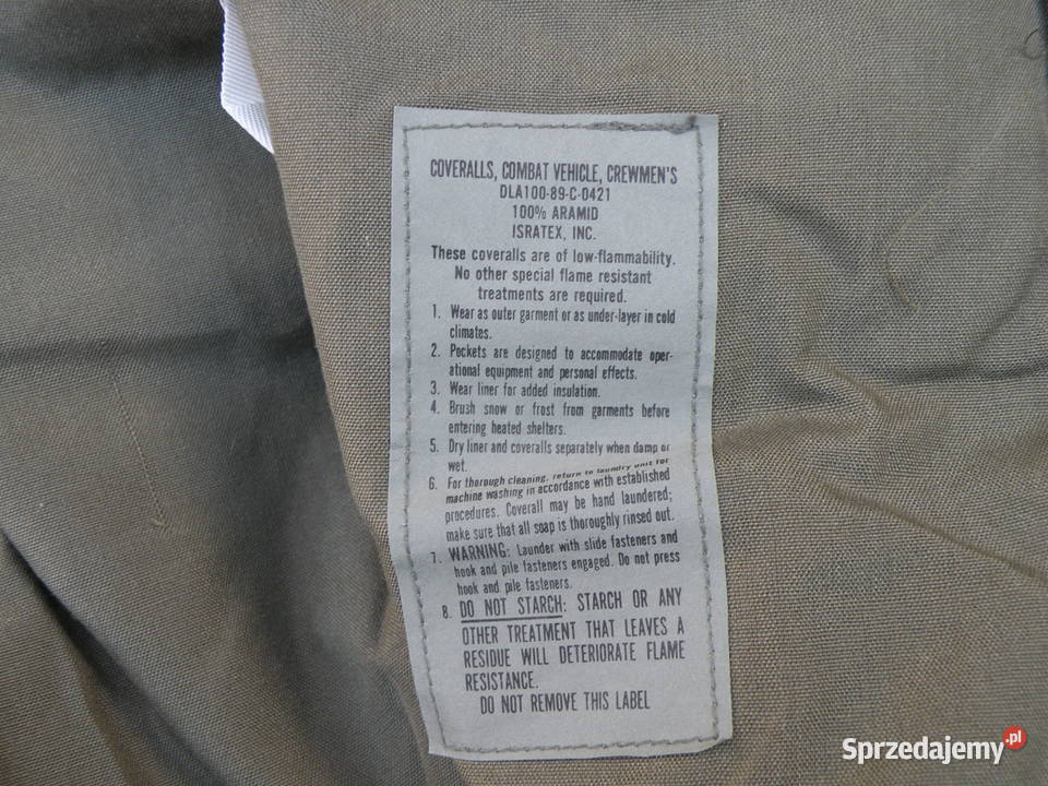 Kombinezon CWC Us Army olive medium long Wrocław