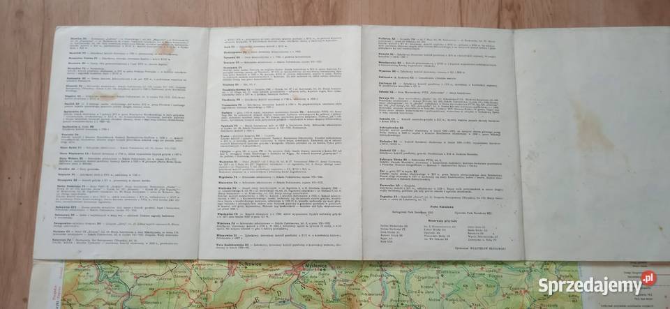 Stara mapa Kraków i 1974 r Świdnica sprzedam