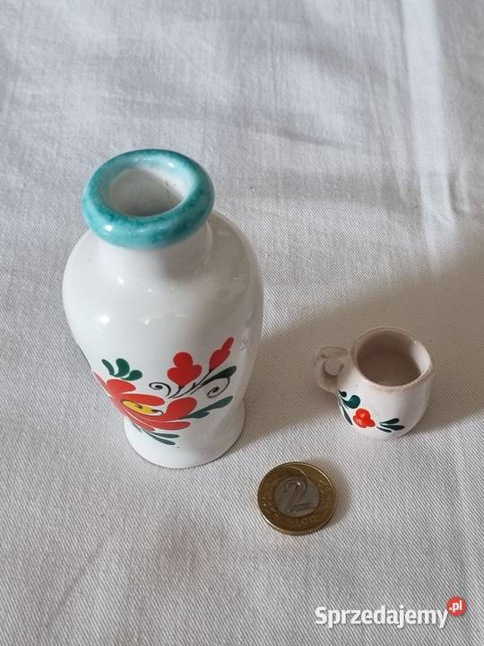 Miniaturowy wazon dzbanuszek vintage Węgry inny kolor Warszawa
