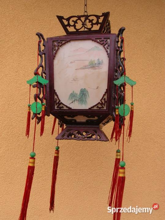 drewniana orientalna latarnia 2 Wyposażenie wnętrz Gorzów Wielkopolski