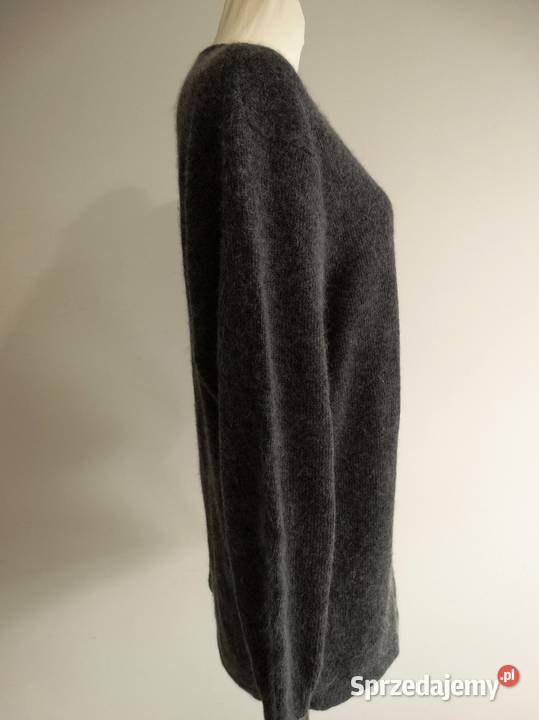 Sweter Kardigan Wełniany Jagnięca Wełna Angora Łomża