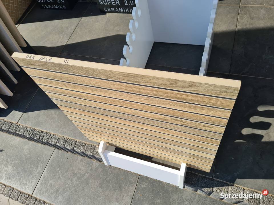 PŁYTKA gres OAK DECK STR KORATER 598X598X18 łódzkie Opoczno sprzedam