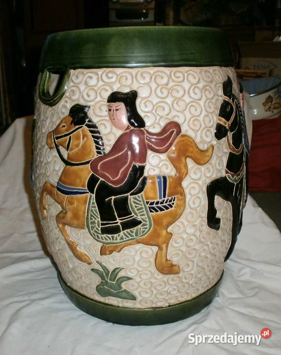 Duża Waza Kwietnik Ceramiczny Siedzisko Gliniane Kraków sprzedam
