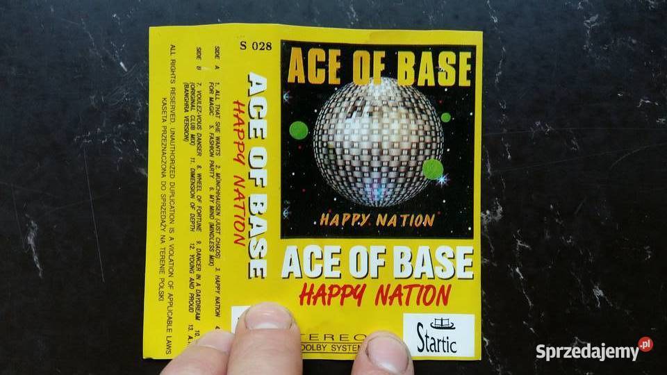 Kaseta magnetofonowa Ace of base Happy nation Siemiatycze