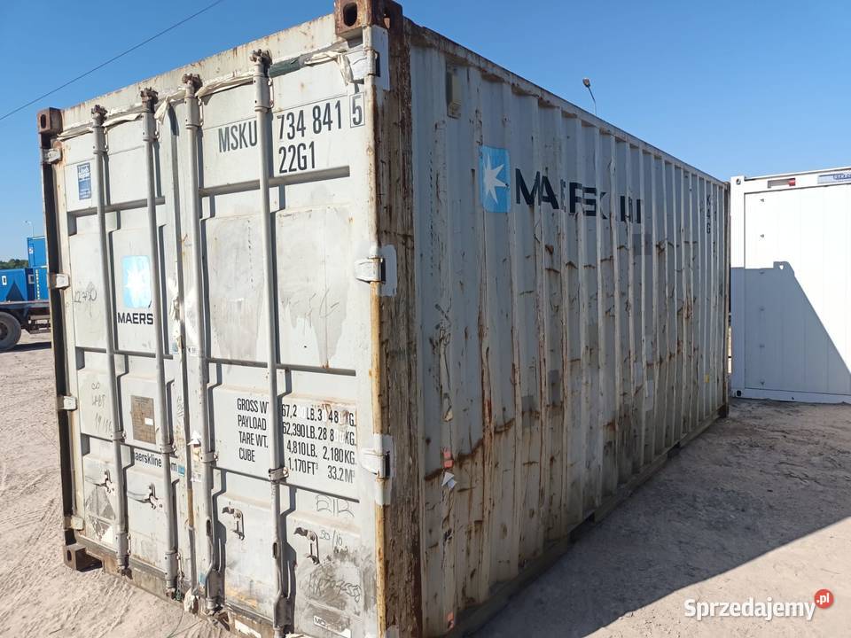 Kontener morski magazynowy 20DV 6 metrowy