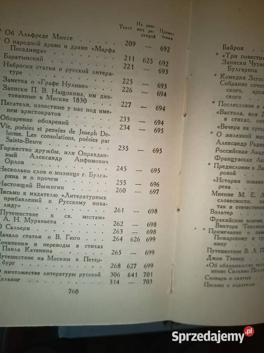 Rosyjska literatura oryginalny Puszkina Dzieła Warszawa