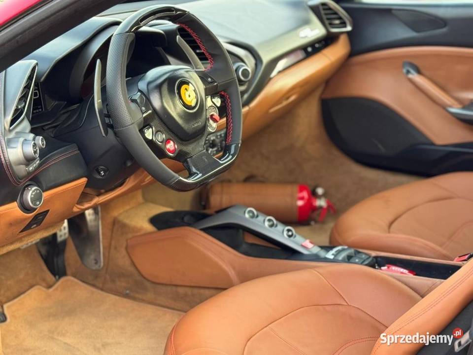 2017 Ferrari 488 Spider 39L Rok produkcji 2017 Wrocław