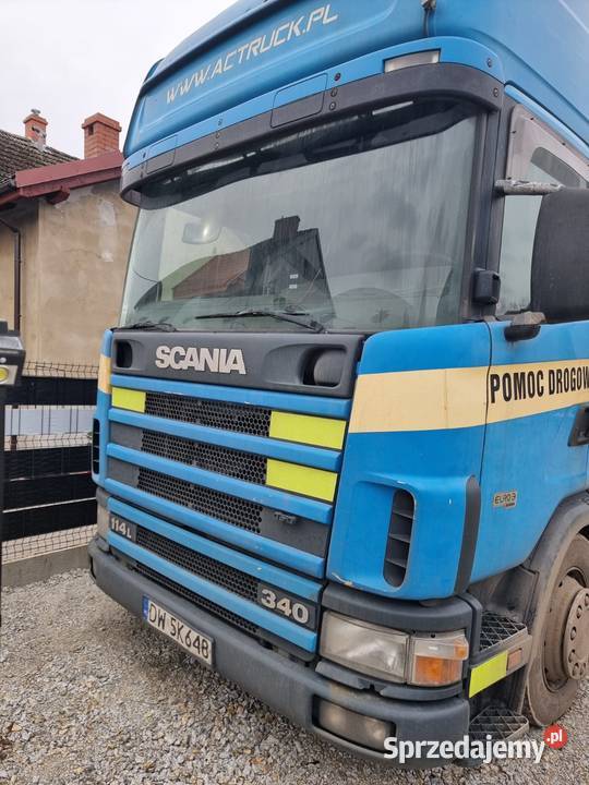 Sprzedam SCANIA 114L Platforma z HDS FASSI 140 Brzyków