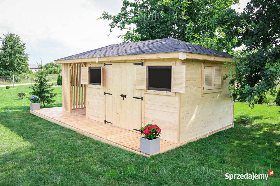 Domek narzędziowy Letniskowy Altana 4x6m Torino Łódź