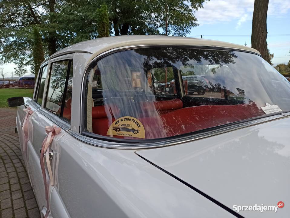 Zabytkowy mercedes do ślubu Warszawa Marki Ząbki mazowieckie