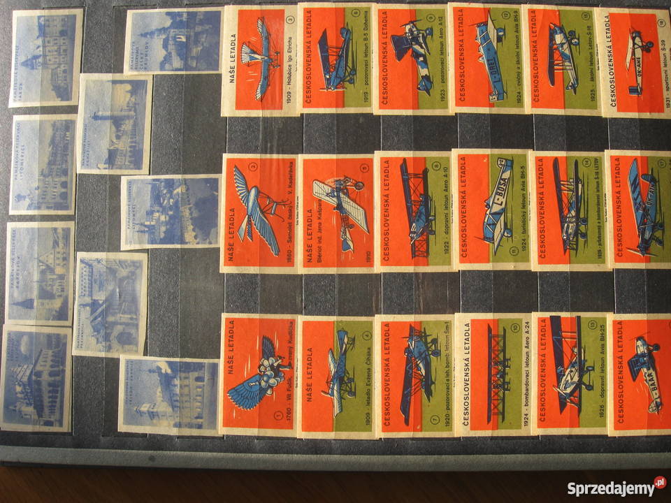 Kolekcja etykiet zapałczanych mazowieckie Warszawa