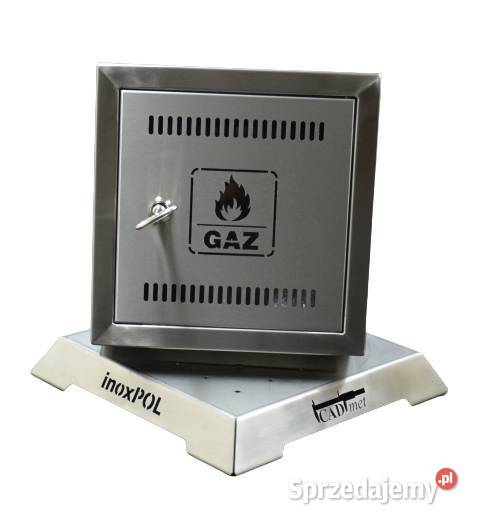 Szafka gazowa Typ IZ1 INOX zawór gazu