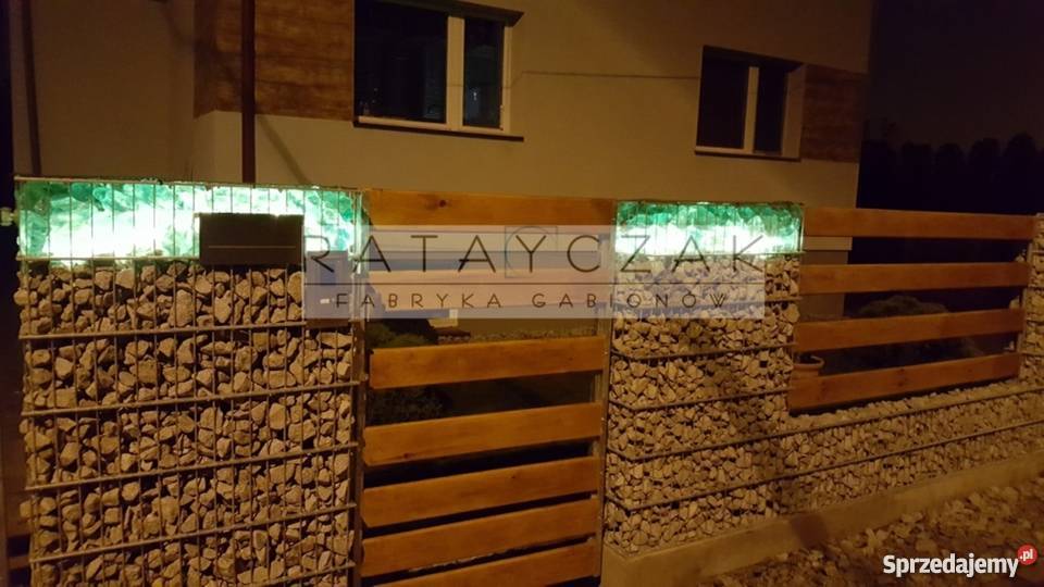 Gabiony Gabion 200m wysokość 120m Ogrodzenie