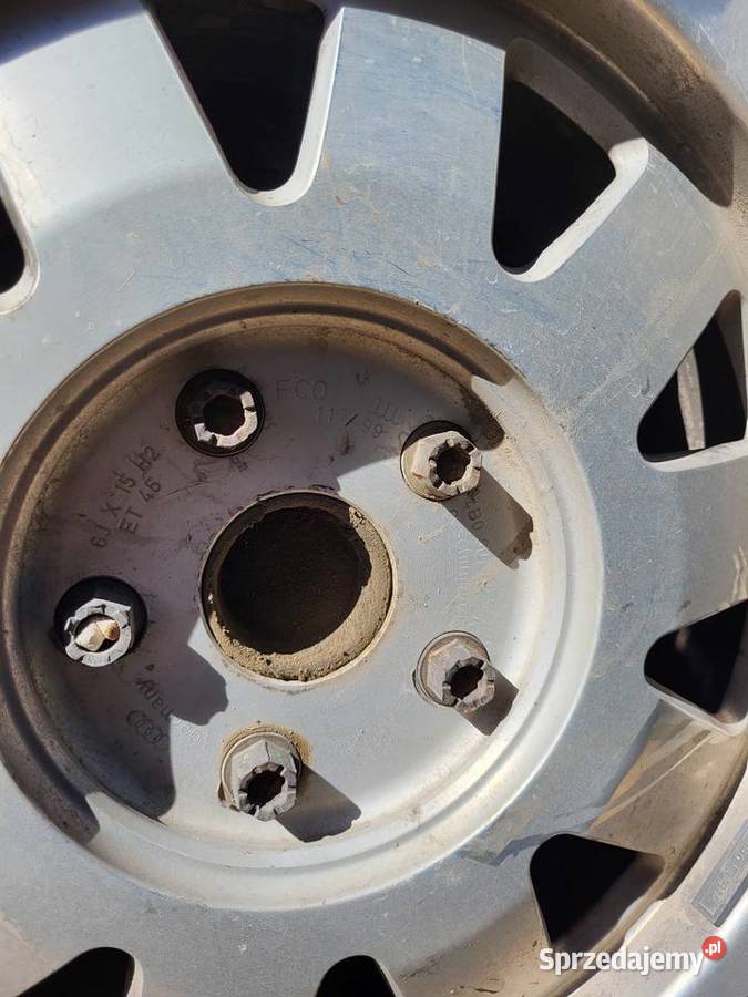 Felgi aluminiowe audi 5x112 a4 a6 15 et45 Koła i felgi Pułtusk