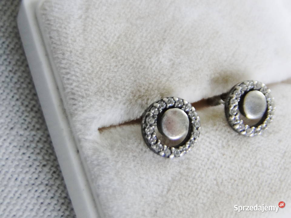 Śliczne stare subtelne kolczyki srebro 925 Warszawa