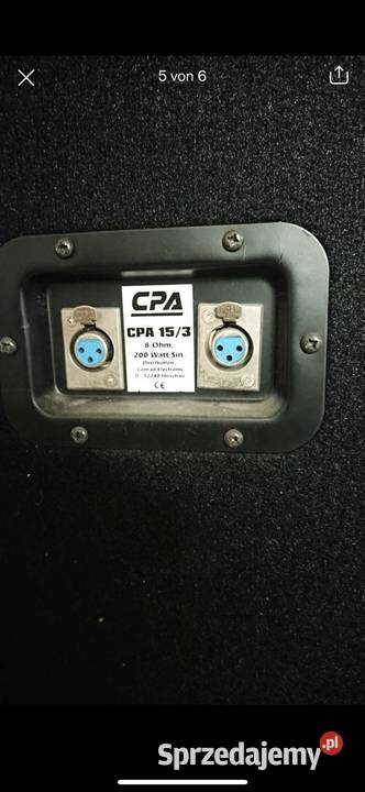 Głośniki CPA Człuchów sprzedam