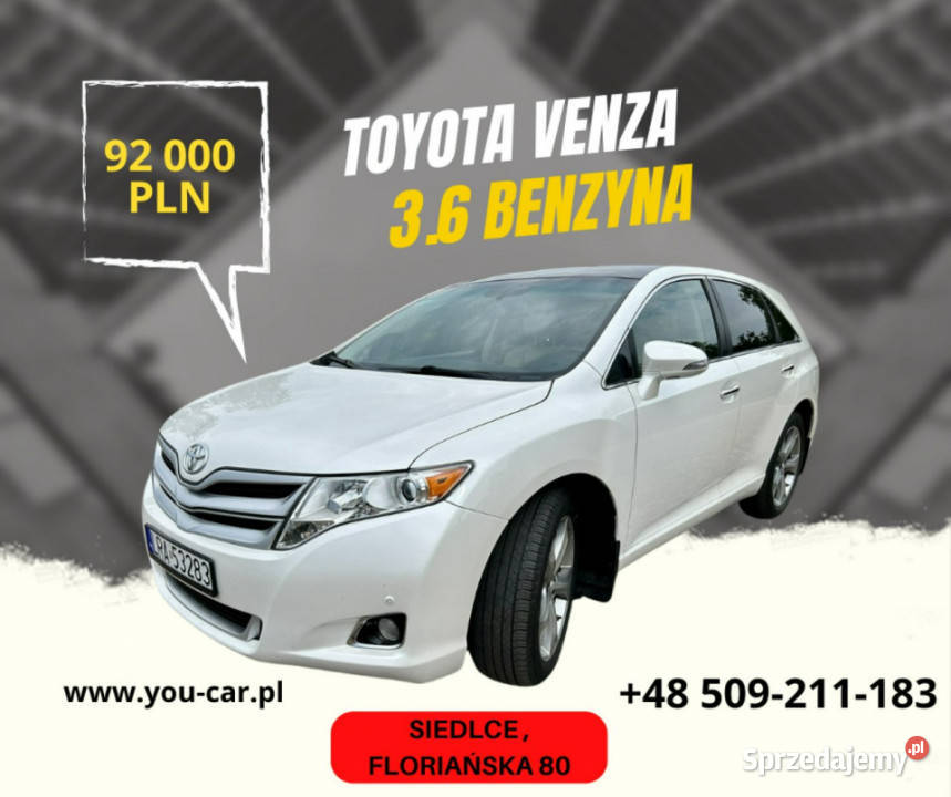Toyota Venza Limited AWD Venza Siedlce sprzedam