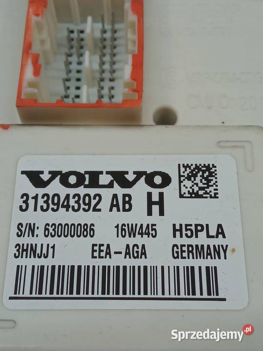 MODUŁ KOMFORTU 31394392 Volvo S90 II 2016 Części samochodowe świętokrzyskie