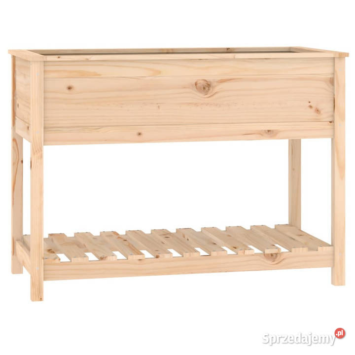 Donica z półką 1115x54x81 lite drewno sosnowe Warszawa
