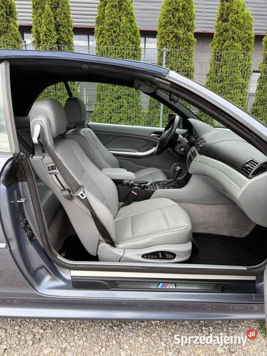 BMW E46 Cabrio 2004r 25 LPG Automat Xenon srebrny Seria 3 Łódź