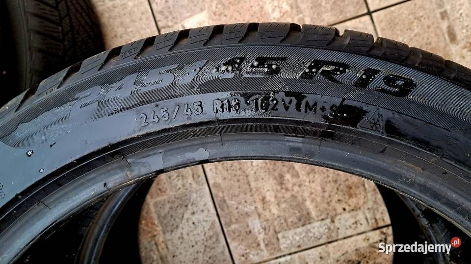 Opony zimowe Pirelli 2454519 245 kujawsko-pomorskie Grudziądz