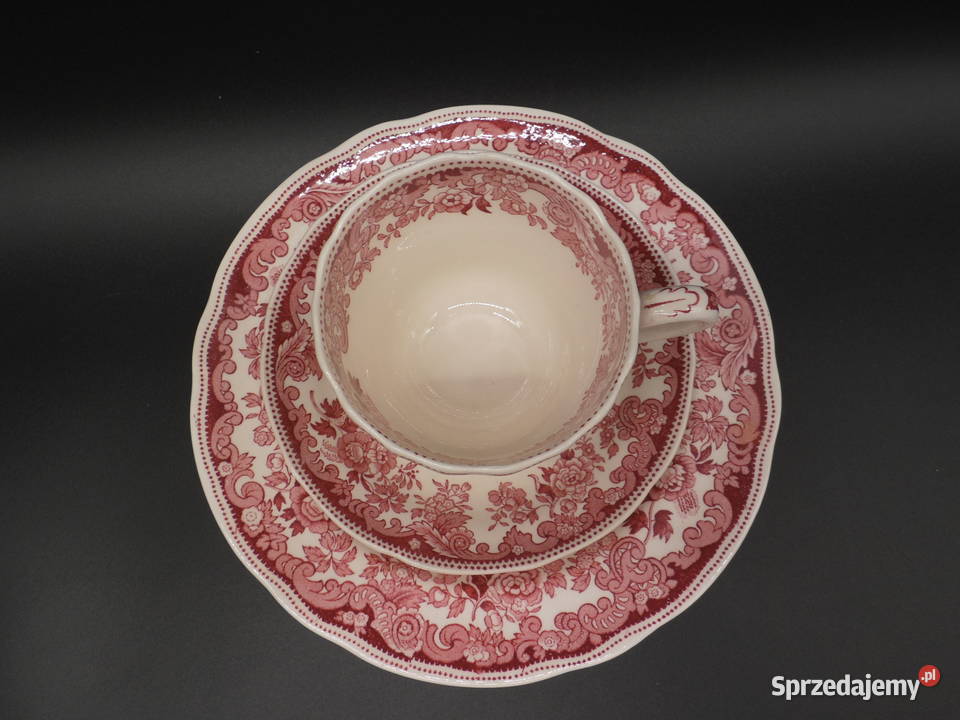 Zestaw śniadaniowy Rhine Ren Copeland Spode Porcelana i szkło Raszków