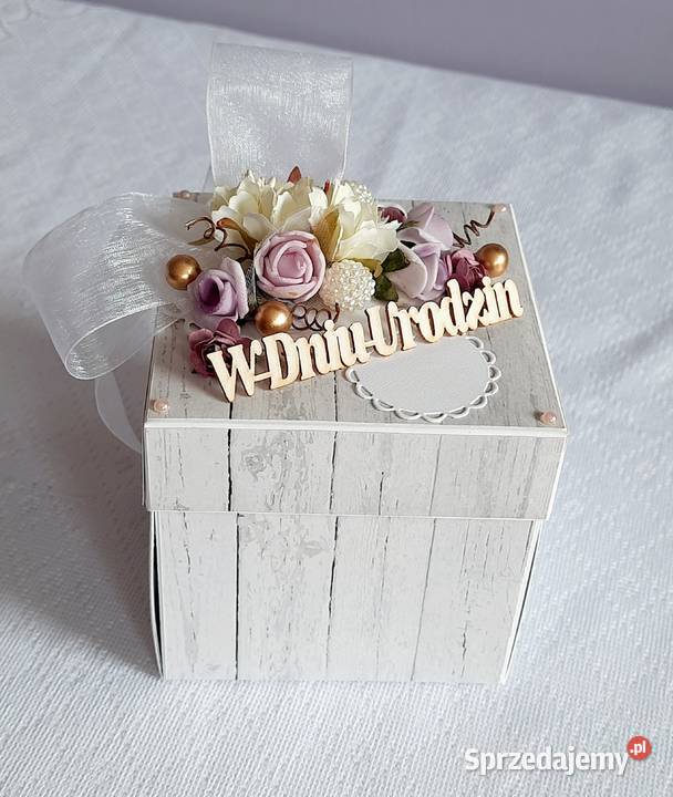 Prezent na urodziny Exploding Box Scrapbooking dolnośląskie sprzedam