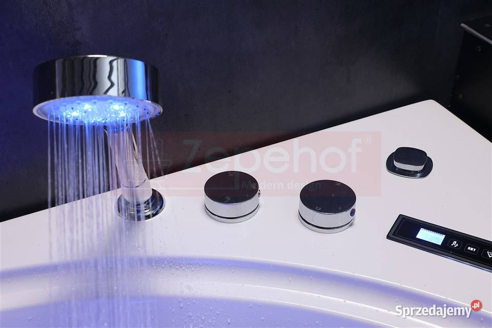 Wanna z hydromasażem EB8005 narożna 150cmx150 Grabówka
