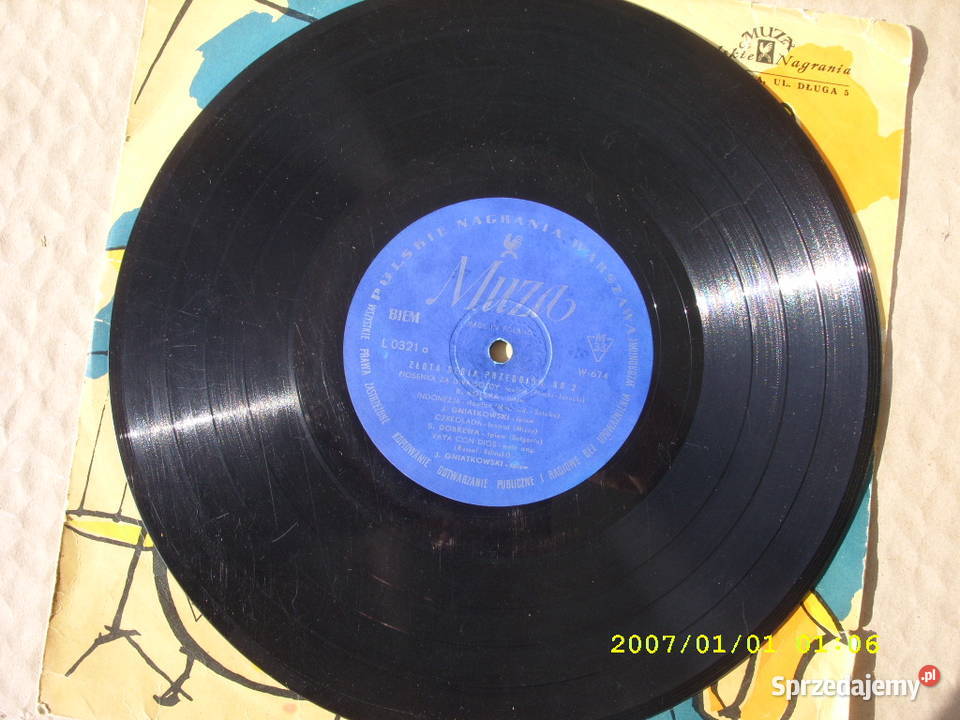 LP WINYL 10 33 obr Zlota seria przebojow 2 Muzyka Wołów