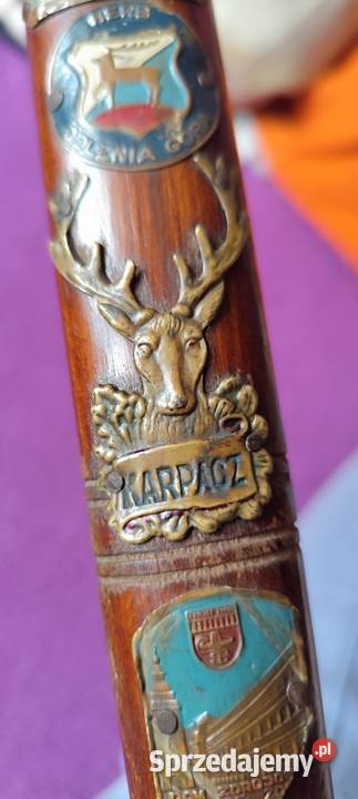 Oryginalna ciupaga turystyczna z PRL lata 70te Sosnowiec sprzedam