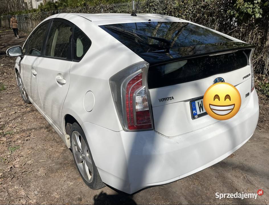 Toyota Prius 18 hybryda bezwypadkowy biały Warszawa