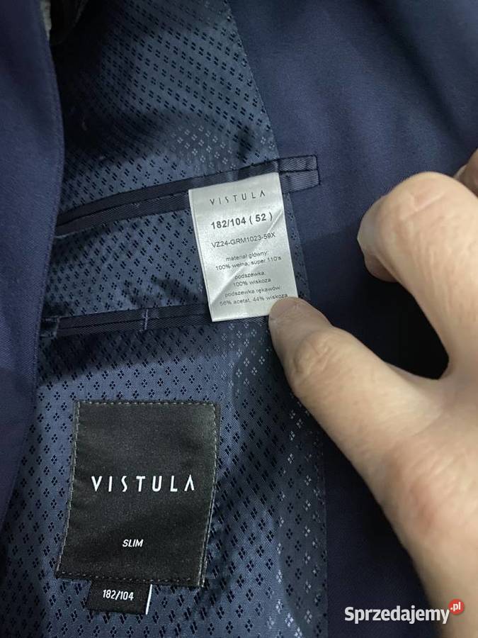 Garnitur granatowy Vistula Welna gladki Niepołomice