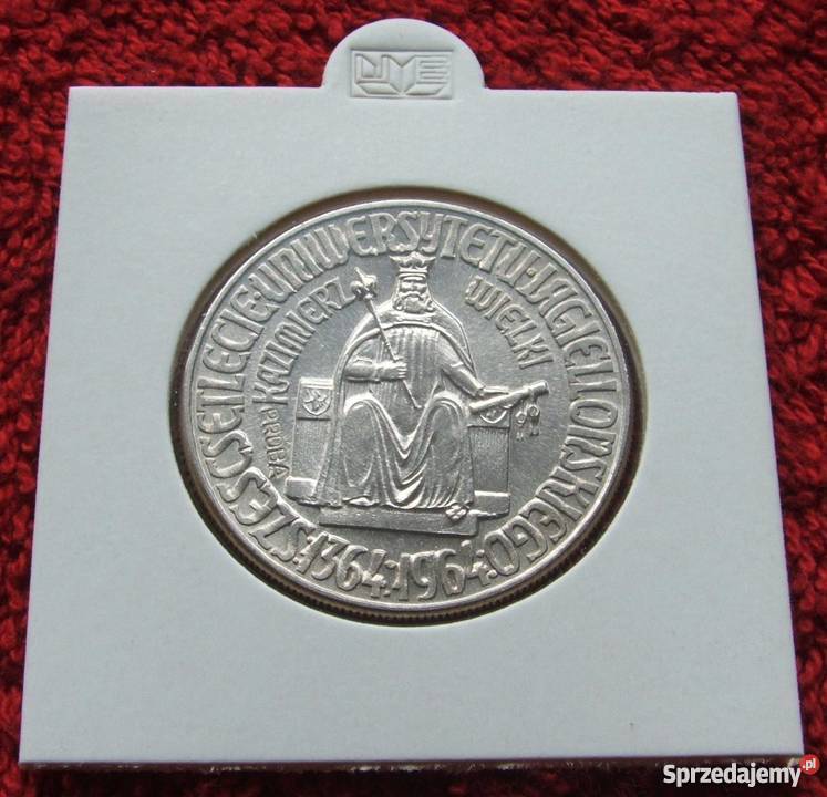 MONETA 10 KRÓL KAZIMIERZ WIELKI 1964 PRÓBA Numizmatyka