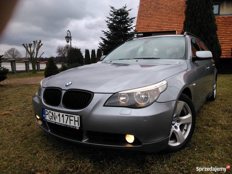 BMW E61 30D skóra automat garażowany wielkopolskie Gniezno