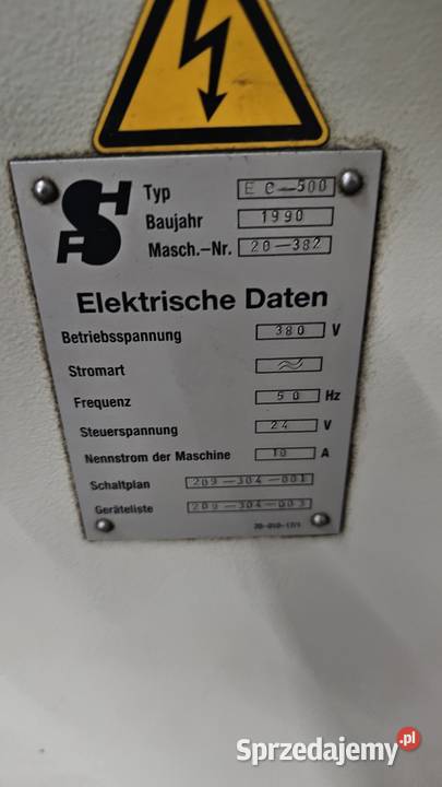 ostrzalka do tarcz HSS Typ EC500 Olesno sprzedam