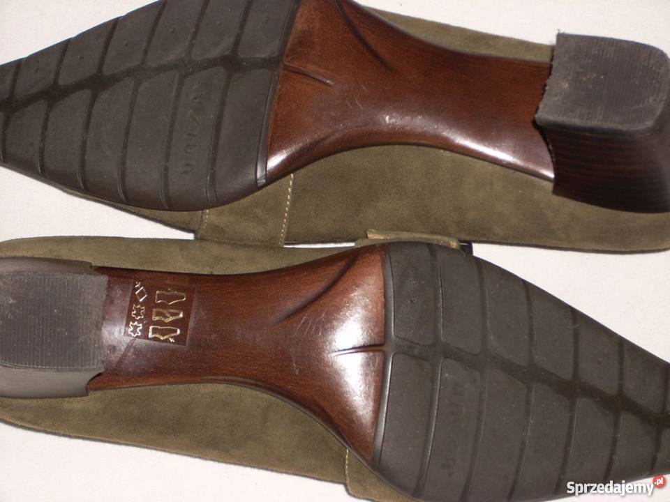 Unisa Skórzane Czółenka Khaki J nOwe 385 39 małopolskie Nowy Sącz sprzedam
